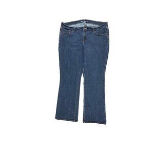 Old Navy Bootcut Women's size 16P Dark Wash Blue Denim Jeans